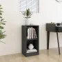 Armario auxiliar madera maciza de pino gris 35,5x33,5x76 cm de vidaXL, Taquillas y armarios de almacenamiento - Ref: Foro24-8...