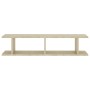 Estantes de pared 2 uds contrachapado roble Sonoma 90x18x20 cm en Estanterías | Comprar online en Foru.es