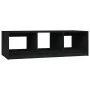 Mesa de centro madera maciza de pino negro 110x50x34 cm de vidaXL, Mesas de centro - Ref: Foro24-809916, Precio: 67,13 €, Des...