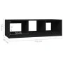 Mesa de centro madera maciza de pino negro 110x50x34 cm de vidaXL, Mesas de centro - Ref: Foro24-809916, Precio: 67,13 €, Des...