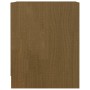 Mesita noche madera pino maciza marrón miel 35,5x33,5x41,5 cm de vidaXL, Mesitas de noche - Ref: Foro24-809925, Precio: 32,49...