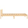 Estructura de cama madera maciza de pino 90x190 cm de vidaXL, Camas y somieres - Ref: Foro24-810047, Precio: 72,16 €, Descuen...