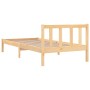Estructura de cama madera maciza de pino 90x190 cm de vidaXL, Camas y somieres - Ref: Foro24-810047, Precio: 72,16 €, Descuen...