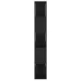 Librería separador madera contrachapada negro 100x24x155 cm de vidaXL, Librerías y estanterías - Ref: Foro24-809198, Precio: ...