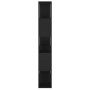 Librería separador madera contrachapada negro 100x24x155 cm de vidaXL, Librerías y estanterías - Ref: Foro24-809198, Precio: ...