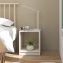 Mesita de noche 2 uds madera de pino blanco 35,5x33,5x41,5 cm de vidaXL, Mesitas de noche - Ref: Foro24-809922, Precio: 37,96...