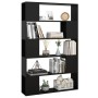 Librería separador madera contrachapada negro 100x24x155 cm de vidaXL, Librerías y estanterías - Ref: Foro24-809198, Precio: ...