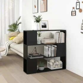 Estantería/divisor de espacios negro 100x24x94 cm de vidaXL, Librerías y estanterías - Ref: Foro24-809180, Precio: 57,98 €, D...