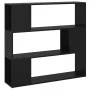 Estantería/divisor de espacios negro 100x24x94 cm de vidaXL, Librerías y estanterías - Ref: Foro24-809180, Precio: 57,98 €, D...