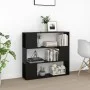 Estantería/divisor de espacios negro 100x24x94 cm de vidaXL, Librerías y estanterías - Ref: Foro24-809180, Precio: 57,98 €, D...