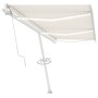 Toldo automático con LED sensor de viento crema 600x350 cm de vidaXL, Toldos - Ref: Foro24-3069692, Precio: 955,85 €, Descuen...