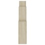 Estante cubo de pared contrachapado roble Sonoma 80x15x78,5 cm en Estanterías | Comprar online en Foru.es
