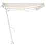Toldo automático con LED sensor de viento crema 600x350 cm de vidaXL, Toldos - Ref: Foro24-3069692, Precio: 955,85 €, Descuen...