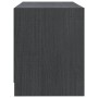 Mueble para TV de madera maciza de pino gris 80x31x39 cm de vidaXL, Muebles TV - Ref: Foro24-809896, Precio: 58,62 €, Descuen...