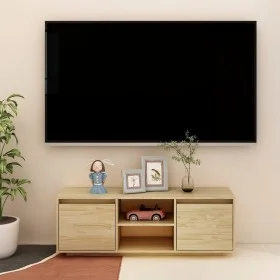 Mueble de TV madera maciza de pino 110x30x40 cm de vidaXL, Muebles TV - Ref: Foro24-809900, Precio: 71,54 €, Descuento: %
