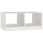 Mesa de centro de madera maciza de pino blanco 75x50x33,5 cm de vidaXL, Mesas de centro - Ref: Foro24-809907, Precio: 42,25 €...