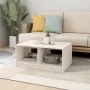Mesa de centro de madera maciza de pino blanco 75x50x33,5 cm de vidaXL, Mesas de centro - Ref: Foro24-809907, Precio: 42,25 €...