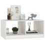 Mesa de centro de madera maciza de pino blanco 75x50x33,5 cm de vidaXL, Mesas de centro - Ref: Foro24-809907, Precio: 42,62 €...