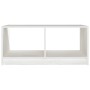 Mesa de centro de madera maciza de pino blanco 75x50x33,5 cm de vidaXL, Mesas de centro - Ref: Foro24-809907, Precio: 42,62 €...