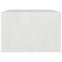 Mesa de centro de madera maciza de pino blanco 75x50x33,5 cm de vidaXL, Mesas de centro - Ref: Foro24-809907, Precio: 42,62 €...