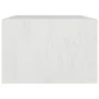 Mesa de centro de madera maciza de pino blanco 75x50x33,5 cm de vidaXL, Mesas de centro - Ref: Foro24-809907, Precio: 42,25 €...
