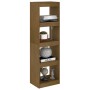 Estantería/divisor de espacios pino macizo miel 40x30x135,5cm en Librerías y estanterías | Comprar online en Foru.es
