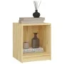 Mesita de noche madera maciza de mango 35,5x33,5x41,5 cm de vidaXL, Mesitas de noche - Ref: Foro24-809919, Precio: 29,05 €, D...