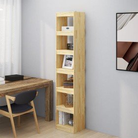 Estantería/divisor de espacios madera maciza pino 40x30x199 cm en Librerías y estanterías | Comprar online en Foru.es