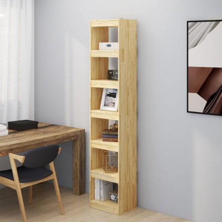 Estantería/divisor de espacios madera maciza pino 40x30x199 cm en Librerías y estanterías | Comprar online en Foru.es