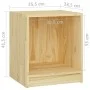 Mesita de noche madera maciza de mango 35,5x33,5x41,5 cm de vidaXL, Mesitas de noche - Ref: Foro24-809919, Precio: 29,05 €, D...