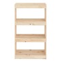 Estantería/divisor de espacios madera de pino 60x30x103,5 cm en Librerías y estanterías | Comprar online en Foru.es