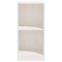Armario auxiliar madera maciza de pino blanco 35,5x33,5x76 cm de vidaXL, Taquillas y armarios de almacenamiento - Ref: Foro24...