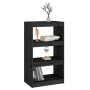 Estantería/divisor de espacios madera pino negro 60x30x103,5 cm en Librerías y estanterías | Comprar online en Foru.es