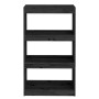Estantería/divisor de espacios madera pino negro 60x30x103,5 cm en Librerías y estanterías | Comprar online en Foru.es