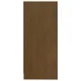 Armario auxiliar madera maciza mango marrón miel 35,5x33,5x76cm de vidaXL, Taquillas y armarios de almacenamiento - Ref: Foro...
