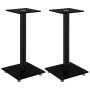 Soportes de altavoces 2 uds vidrio templado negro 1 pilar de vidaXL, Soportes para altavoces - Ref: Foro24-51808, Precio: 82,...