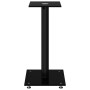 Soportes de altavoces 2 uds vidrio templado negro 1 pilar de vidaXL, Soportes para altavoces - Ref: Foro24-51808, Precio: 82,...