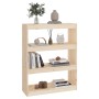 Estantería/divisor de espacios madera de pino 80x30x103,5 cm en Librerías y estanterías | Comprar online en Foru.es