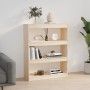 Estantería/divisor de espacios madera de pino 80x30x103,5 cm en Librerías y estanterías | Comprar online en Foru.es