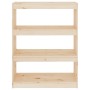 Estantería/divisor de espacios madera de pino 80x30x103,5 cm en Librerías y estanterías | Comprar online en Foru.es