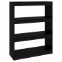 Estantería/divisor de espacios madera pino negro 80x30x103,5 cm en Librerías y estanterías | Comprar online en Foru.es