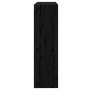 Estantería/divisor de espacios madera pino negro 80x30x103,5 cm en Librerías y estanterías | Comprar online en Foru.es