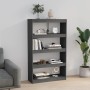 Estantería/divisor de espacios madera pino gris 80x30x135,5 cm en Librerías y estanterías | Comprar online en Foru.es