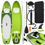 Juego de tabla paddle surf inflable verde 300x76x10 cm de vidaXL, Paddleboards - Ref: Foro24-93383, Precio: 243,32 €, Descuen...