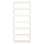 Estantería/divisor espacios madera pino blanco 80x30x199,5 cm en Librerías y estanterías | Comprar online en Foru.es