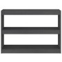 Estantería/divisor de espacios madera pino gris 100x30x71,5 cm en Librerías y estanterías | Comprar online en Foru.es