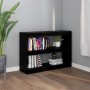 Estantería/divisor de espacios madera pino negro 100x30x71,5 cm en Librerías y estanterías | Comprar online en Foru.es