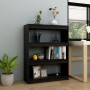Estantería divisor de espacios madera pino negro 100x30x103 cm en Librerías y estanterías | Comprar online en Foru.es