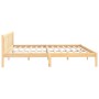 Estructura de cama madera maciza de pino 180x200 cm de vidaXL, Camas y somieres - Ref: Foro24-810097, Precio: 112,93 €, Descu...