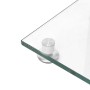 Soportes de altavoces 2 uds vidrio templado plateado 1 pilar de vidaXL, Soportes para altavoces - Ref: Foro24-51809, Precio: ...